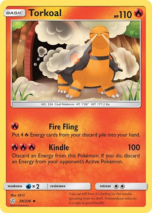 Pokemon TCG - SM - Cosmic Eclipse - Torkoal - 29/236