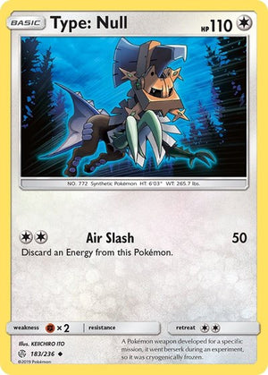 Pokemon TCG - SM - Cosmic Eclipse - Type: Null - 183/236 - Reverse Holofoil