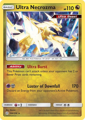 Pokemon TCG - SM - Cosmic Eclipse - Ultra Necrozma - 164/236 - Reverse Holofoil