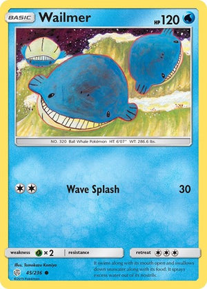 Pokemon TCG - SM - Cosmic Eclipse - Wailmer - 45/236