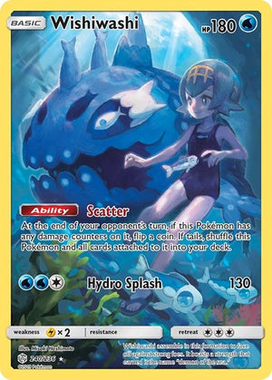 Pokemon TCG - SM - Cosmic Eclipse - Wishiwashi - 240/236 - Holofoil