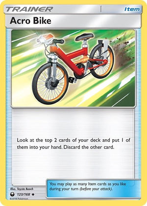 Pokemon TCG - SM - Celestial Storm - Acro Bike - 123/168 - Reverse Holofoil