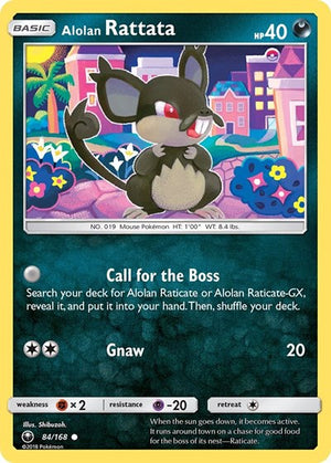 Pokemon TCG - SM - Celestial Storm - Alolan Rattata - 84/168