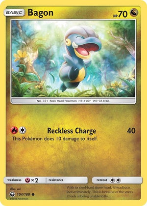 Pokemon TCG - SM - Celestial Storm - Bagon - 104/168 - Reverse Holofoil