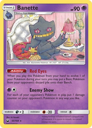 Pokemon TCG - SM - Celestial Storm - Banette - 65/168