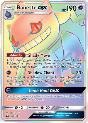 Pokemon TCG - SM - Celestial Storm - Banette GX - 174/168 - Holofoil
