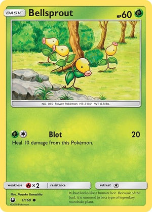 Pokemon TCG - SM - Celestial Storm - Bellsprout - 1/168 - Reverse Holofoil