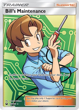 Pokemon TCG - SM - Celestial Storm - Bill's Maintenance - 162/168 - Holofoil
