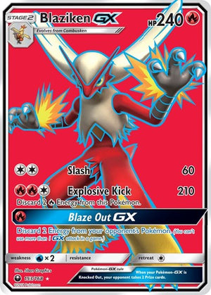 Pokemon TCG - SM - Celestial Storm - Blaziken GX - 153/168 - Holofoil