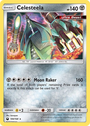 Pokemon TCG - SM - Celestial Storm - Celesteela - 100/168 - Holofoil