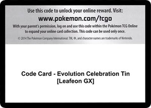 Pokemon TCG - SM - Celestial Storm - Code Card - Evolution Celebration Tin