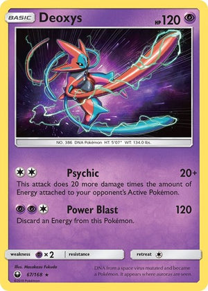 Pokemon TCG - SM - Celestial Storm - Deoxys - 67/168 - Holofoil