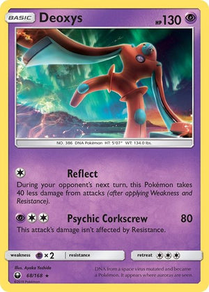 Pokemon TCG - SM - Celestial Storm - Deoxys - 68/168 - Reverse Holofoil