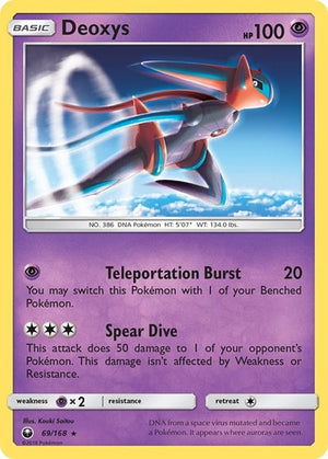 Pokemon TCG - SM - Celestial Storm - Deoxys - 69/168 - Reverse Holofoil