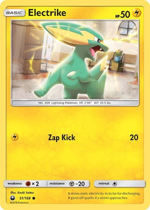 Pokemon TCG - SM - Celestial Storm - Electrike - 51/168