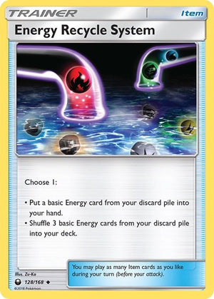 Pokemon TCG - SM - Celestial Storm - Energy Recycle System - 128/168 - Reverse Holofoil
