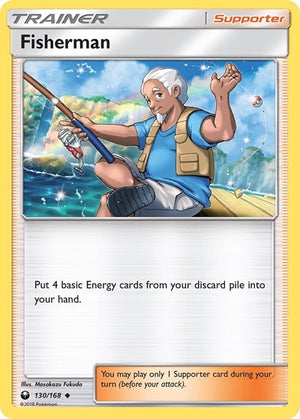 Pokemon TCG - SM - Celestial Storm - Fisherman - 130/168