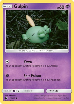 Pokemon TCG - SM - Celestial Storm - Gulpin - 57/168
