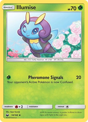 Pokemon TCG - SM - Celestial Storm - Illumise - 18/168