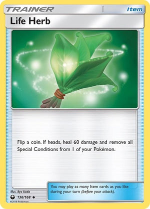 Pokemon TCG - SM - Celestial Storm - Life Herb - 136/168 - Reverse Holofoil