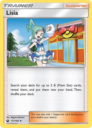 Pokemon TCG - SM - Celestial Storm - Lisia - 137/168 - Reverse Holofoil