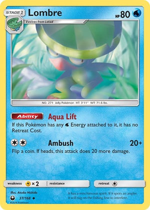 Pokemon TCG - SM - Celestial Storm - Lombre - 37/168