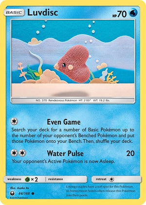 Pokemon TCG - SM - Celestial Storm - Luvdisc - 44/168 - Reverse Holofoil