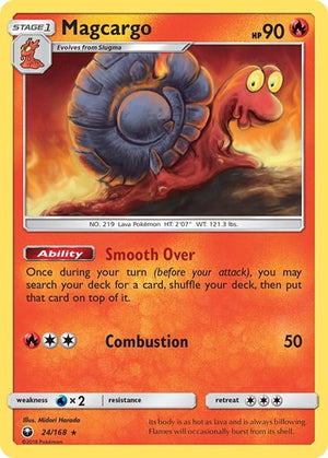 Pokemon TCG - SM - Celestial Storm - Magcargo - 24/168