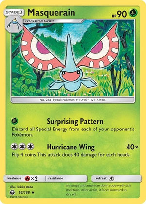 Pokemon TCG - SM - Celestial Storm - Masquerain - 16/168