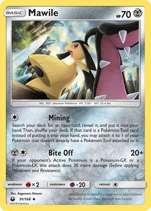 Pokemon TCG - SM - Celestial Storm - Mawile - 91/168 - Reverse Holofoil