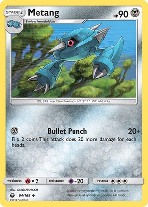 Pokemon TCG - SM - Celestial Storm - Metang - 94/168