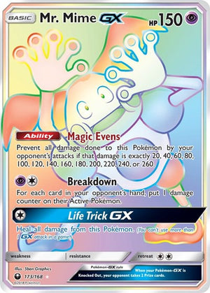 Pokemon TCG - SM - Celestial Storm - Mr. Mime GX - 173/168 - Holofoil