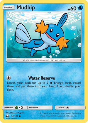 Pokemon TCG - SM - Celestial Storm - Mudkip - 32/168