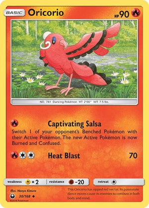 Pokemon TCG - SM - Celestial Storm - Oricorio - 30/168 - Reverse Holofoil