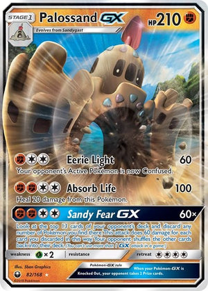 Pokemon TCG - SM - Celestial Storm - Palossand GX - 82/168 - Holofoil