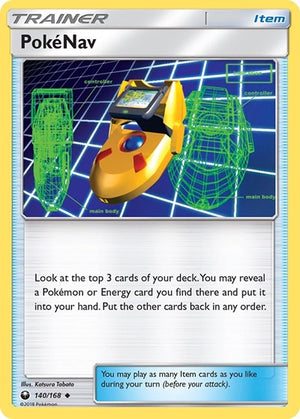 Pokemon TCG - SM - Celestial Storm - PokeNav - 140/168 - Reverse Holofoil