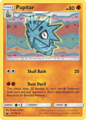 Pokemon TCG - SM - Celestial Storm - Pupitar - 75/168