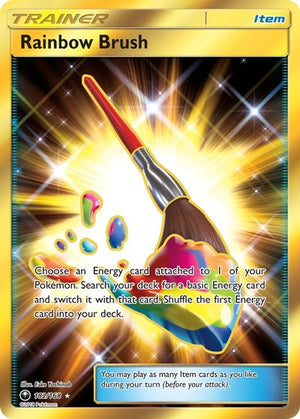 Pokemon TCG - SM - Celestial Storm - Rainbow Brush - 182/168 - Holofoil
