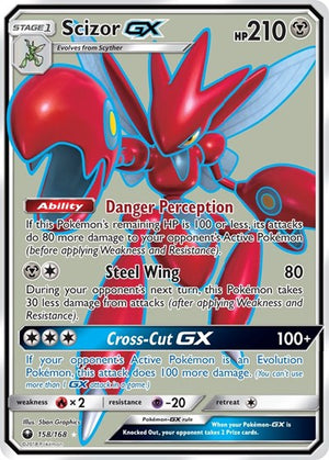 Pokemon TCG - SM - Celestial Storm - Scizor GX - 158/168 - Holofoil