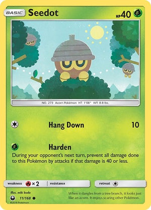 Pokemon TCG - SM - Celestial Storm - Seedot - 11/168 - Reverse Holofoil