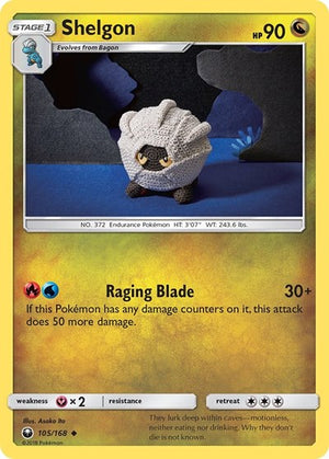 Pokemon TCG - SM - Celestial Storm - Shelgon - 105/168