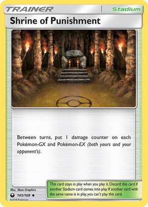 Pokemon TCG - SM - Celestial Storm - Shrine of Punishment - 143/168 - Reverse Holofoil