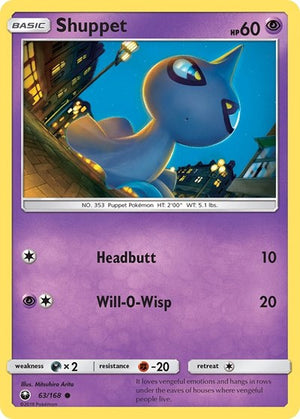 Pokemon TCG - SM - Celestial Storm - Shuppet - 63/168