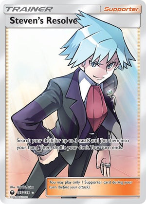 Pokemon TCG - SM - Celestial Storm - Steven's Resolve - 165/168 - Holofoil