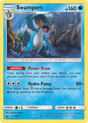 Pokemon TCG - SM - Celestial Storm - Swampert - 35/168