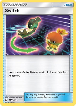 Pokemon TCG - SM - Celestial Storm - Switch - 147/168 - Reverse Holofoil