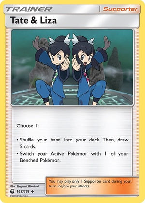 Pokemon TCG - SM - Celestial Storm - Tate & Liza - 148/168 - Reverse Holofoil