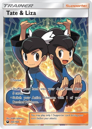 Pokemon TCG - SM - Celestial Storm - Tate & Liza - 166/168 - Holofoil