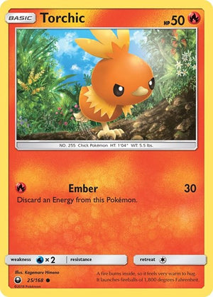 Pokemon TCG - SM - Celestial Storm - Torchic - 25/168