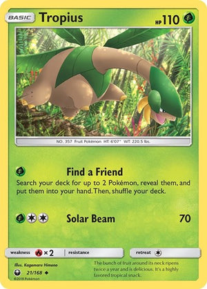 Pokemon TCG - SM - Celestial Storm - Tropius - 21/168